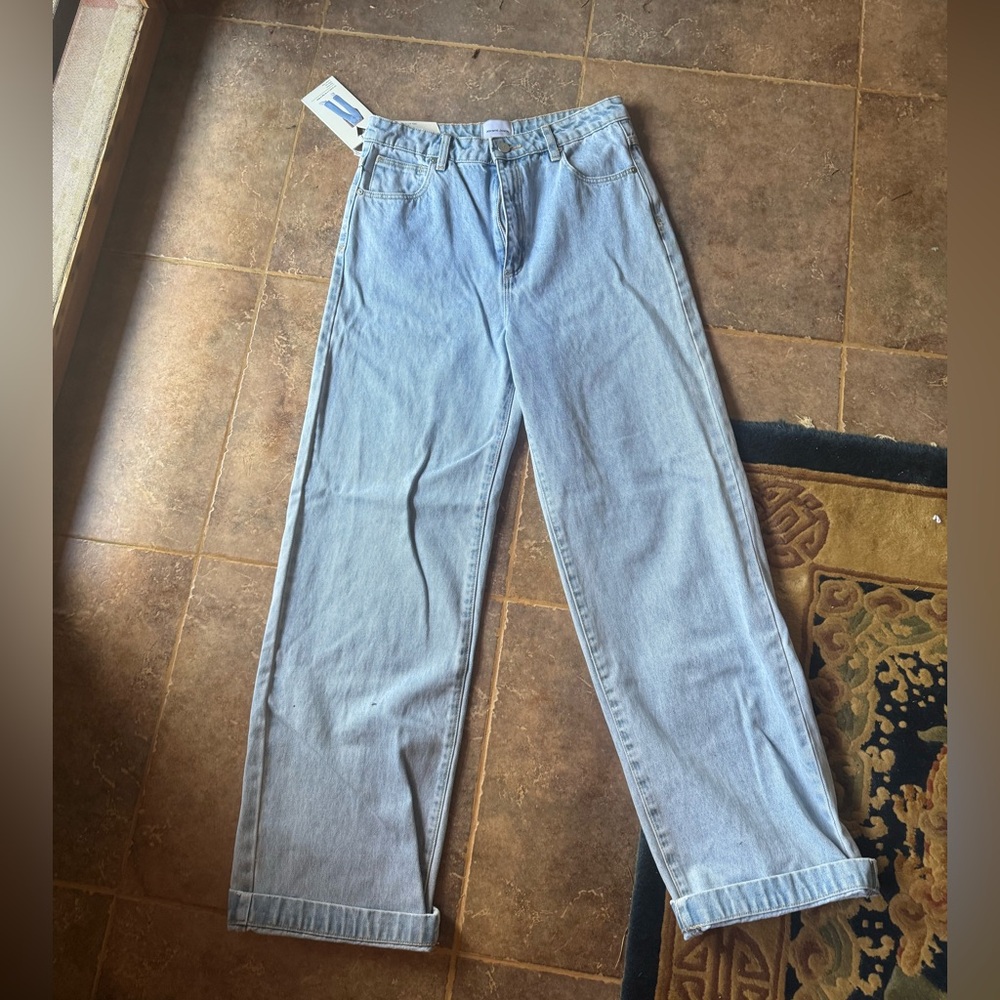 A brand jeans wide leg